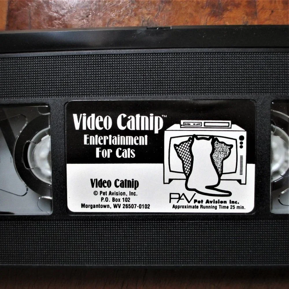 Video Catnip Entertainment for Cats VHS Tape Cat TV